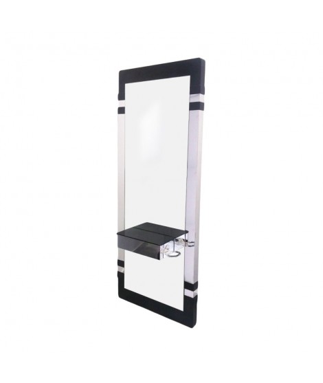 Long simple frame mirror